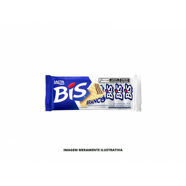 CHOCOLATE - LACTA  - 100,8G - BIS BRANCO